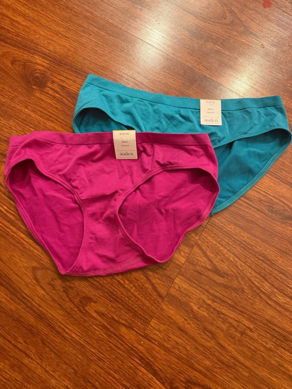 Auden Bikini Briefs 2-Pack in Teal and Magenta